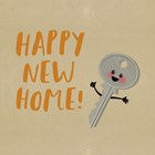 happy new home sleutel